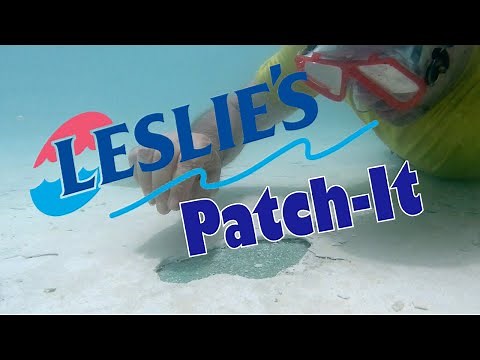 Using Leslie's Patch It Underwater