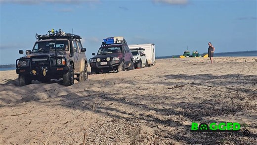 Starting to soften up out here | I got bogged at Inskip Point