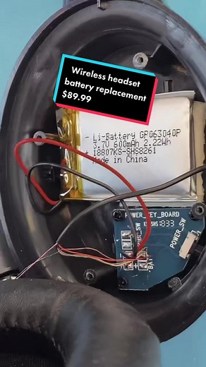 Sharper Image Wireless Headset Battery Replacement Guide