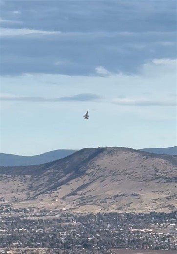 F-15 Fighter Jet Unrestricted Climb in Oregon
