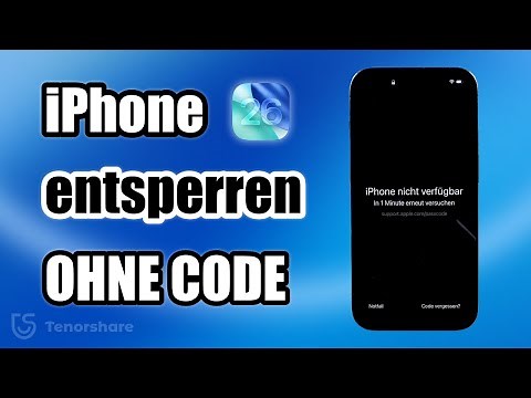 iPhone Code vergessen - So entsperrst du das iPhone OHNE CODE [iOS 26]