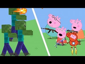 Peppa Pig vs Zombies