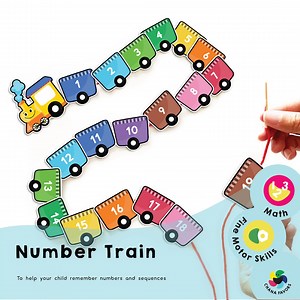 Number Train Printable: Preschool Number Sequencing Activity (PDF Download) - Etsy Australia