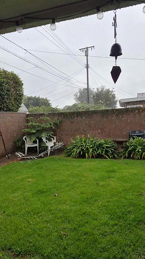 Got a bit of a drizzle today! I'm currently about 2/3 done building the Ark in my garage. | Gregory Cohen