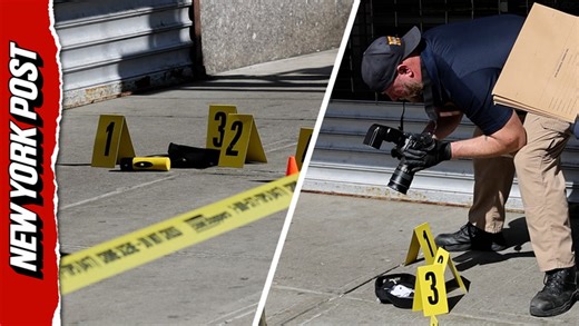NYPD on the scene of a stabbing in Hell’s Kitchen outside homeless shelter