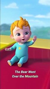 Blue Rabbit's Colorful Slide Adventure! #ai #animation