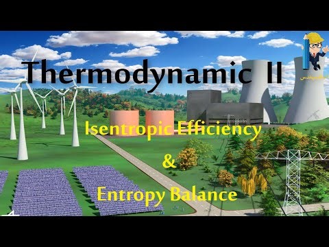 Isentropic Efficiency and Entropy Balance