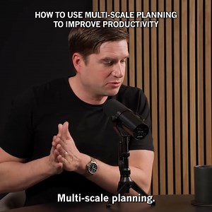 How to Use Multi-Scale Planning to Improve Productivity | Andrew Huberman