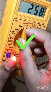 🔥How to check led with multimeter ✅🔥#best #experiment #led #viral #multimeter#diy#light #lightmeter