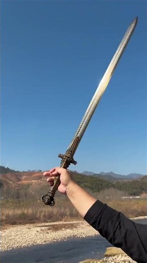 💎Handmade Japanese Katana - UltimateLuxury Sword Review | Satisfying Cuts#shorts