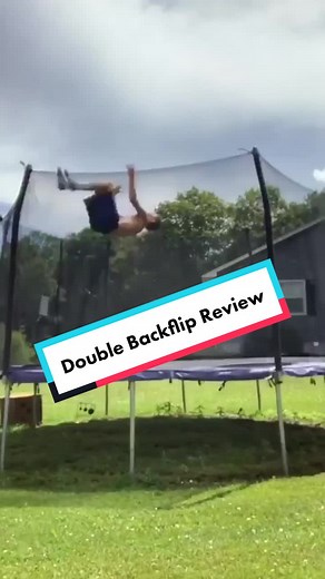 Dub back review #learnontiktok #tiktokpartner #trampoline #flips ig: hlangstaff63