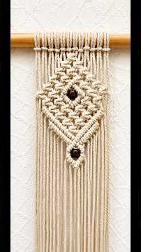 Boho Macrame Wall Hanging #walldecor #wallhanging #macrame #macramewallhanging #macramewalldecor