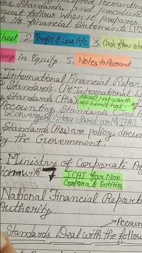 introduction to accounting standards 👉🏻 Basic meaning of (NFRA)