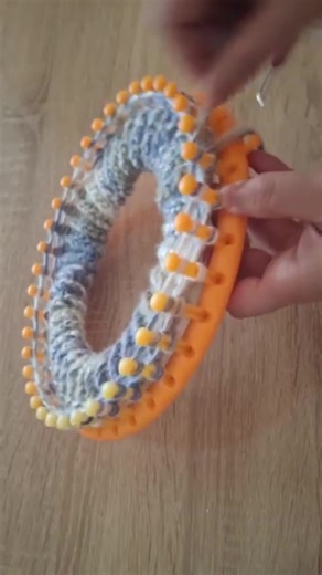 Knitting loom for beginners step by step #crochet #knitting #hat #scarf #knitting_loom_eljammari