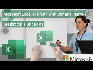 Statistical Functions - Excel Training with Boriana Petrova