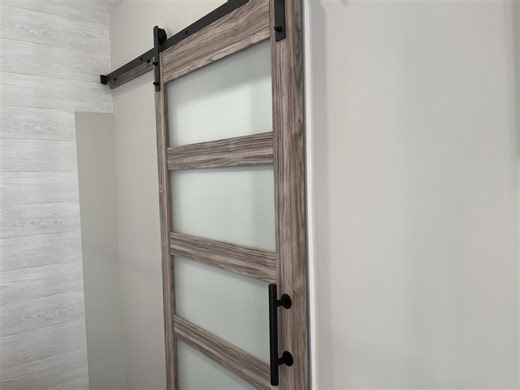 Watch Glass Barn Door - Perfect for Farmhouse Interior Design! on Amazon Live