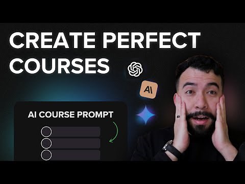 The FASTER Way To Create Online Courses With AI