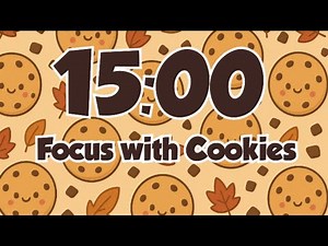 15-Minute Chocolate Chip Cookie Timer – Cute Cozy Countdown