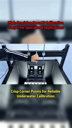 Underwater Camera Calibration with a High-Precision OpenCV Checkerboard