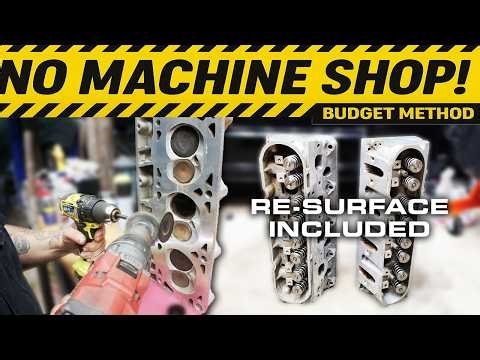 No Machine Shop? Watch Me Resurface Cylinder Heads at Home