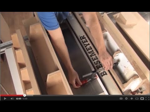 The Table Saw Fence: Making a Tall Fence and Cutting Rabbets