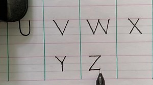 2.9K views · 34 reactions | U to Z writing #writingtips #HandwritingSkills #howtowrite #practice #writing #tutorial #alphabet #reels #reelsfypシ #reelsviralシfb #reelsviralシ #reelsvideoシ #Bangladesh | Handwriting with HM Shahin Sir | Facebook