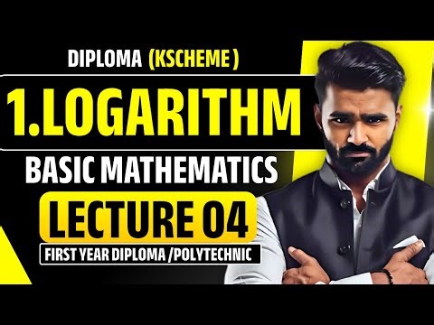 1.Logarithm|Lecture 04|Basic Mathematics |Diploma|Polytechnic|Pradeep Giri Sir