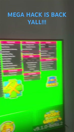 Mega hack got updated yall can’t wait for geode!!!