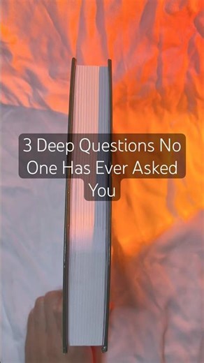 3 DEEP QUESTIONS NO ONE HAS EVER ASKED YOU #journaling #healing #deepquestions #journalideas #fyp