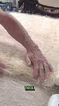 Wood Wool… for Seat Padding? #traditionalupholstery #upholstery #antiquefurniture #furniture