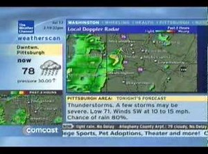 Weatherscan IntelliStar - July 12 2006 at 3:17 pm et