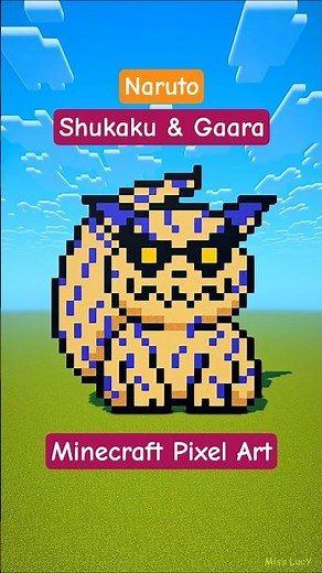 I Brought Shukaku to Life in Minecraft! 🏜️ #naruto #minecraft