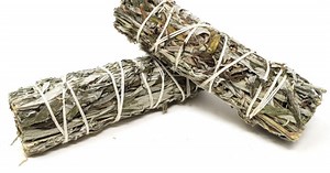Black Sage (Mugwort) Smudge Stick for cleansing & purification
