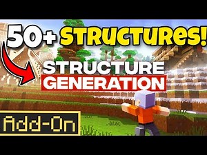 This Addon Makes Minecraft Bedrock Worth Exploring! (Structure Generation Addon)