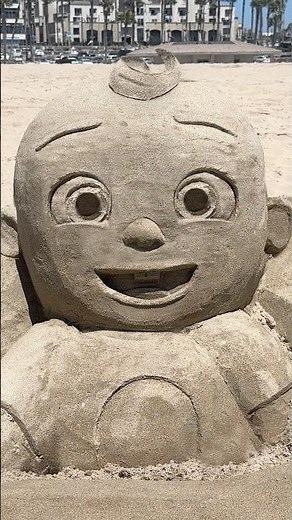 Is that Baby JJ in the Sand? Beach DIY 1-2-3! #cocomelon #shorts