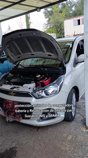 #fyp protección antirrobo de computadora, batería y Reubicación de chicote para Suzuki IGNIS y SPARK 🆖