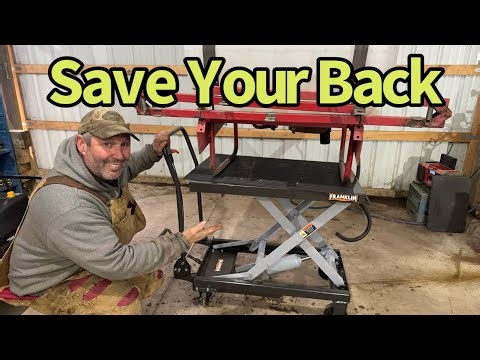 Stop Wasting Your Back! Why This Hydraulic Lift Table Is Essential For Every Shop