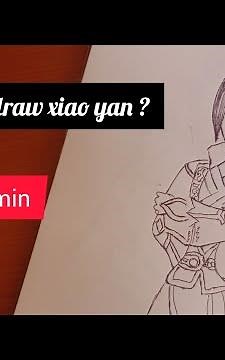 How to draw xiao yan from Battle through the heaven | Full video tutorial | step by step making