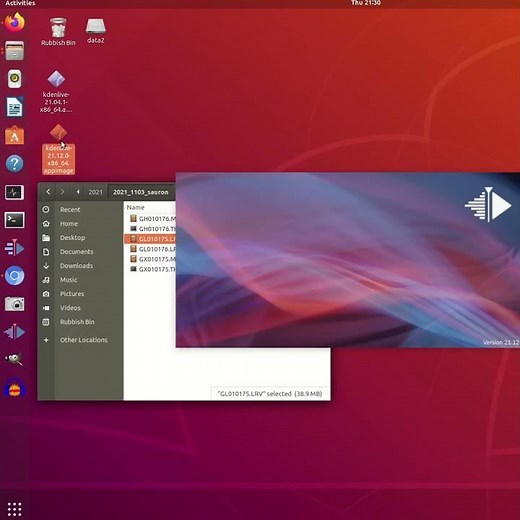 Using GoPro LRV as proxy clips in Kdenlive 21-12