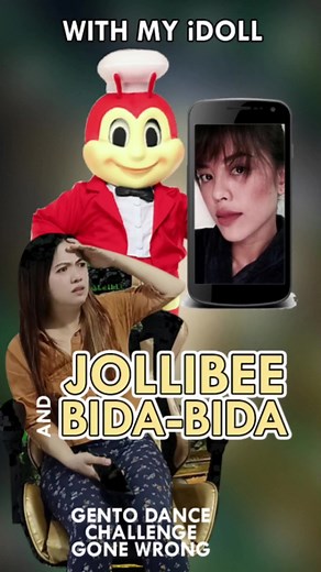 Gento dance challenge with Inday bida bida and Jollibee #fyp #gentodancechallenge #gento #ginto #funnyvideos #highlights #viralvideo #fbreels #jollibee #bidabida #micaiortiz #followers | Kabogera Vibes