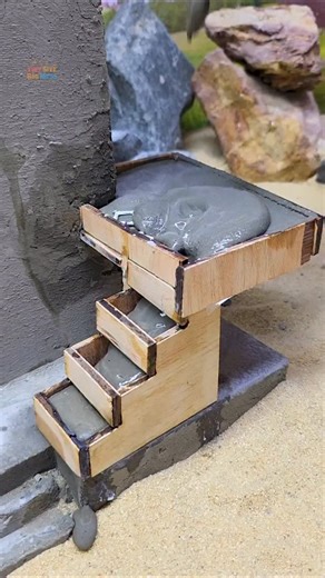 Mini Building on Instagram: "Do you want to own a set of such miniature buildings? #DIY #HouseBuilding #MiniatureModel #Handmade""