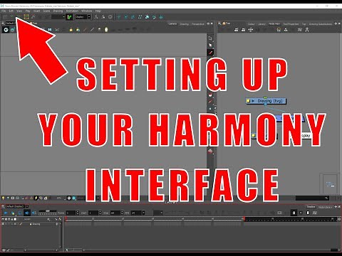 Setting up your Toon Boom Harmony workspace