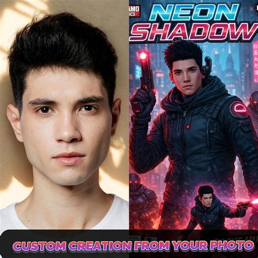 Custom Comic Book Cover From Photo - Personalized Cyberpunk Portrait - Unique Sci-fi Poster - Digital Art - Printable Download - Etsy Canada