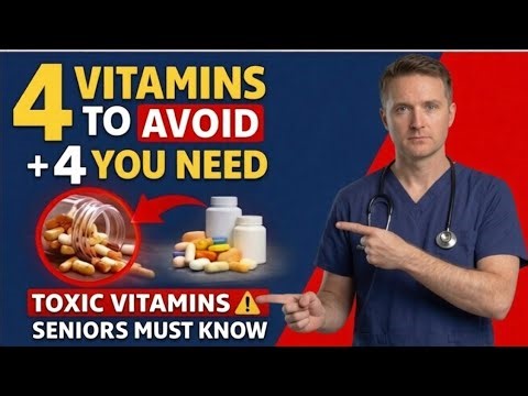 4 Vitamins Seniors Must Avoid & 4 Must Take (Doctor Advice