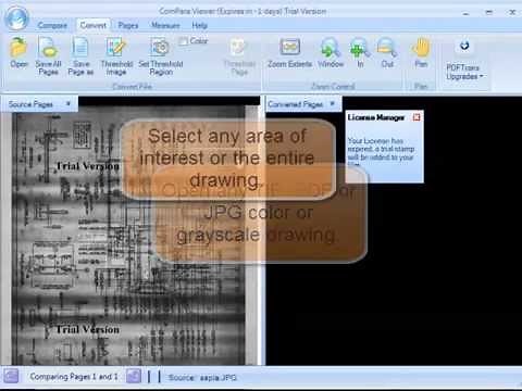 How to clean up dirty scanned drawings