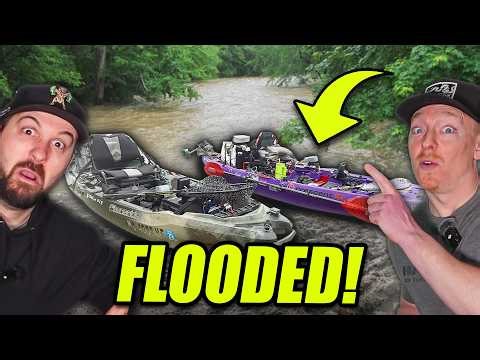 Fishing A FLOODED FOREST... (Kayak Adventure Series CHAOS!)