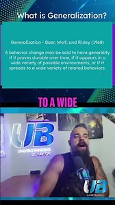 Let's Talk Generalization for the BCBA Exam