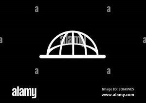 illustrates a global structure icon symbolizing architectural connectivity, shared infrastructure, and unified development across technologically advanced environments worldwide Stock Video Footage - Alamy