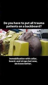 Stop Backboarding Everyone? A Paramedic Explains the Truth