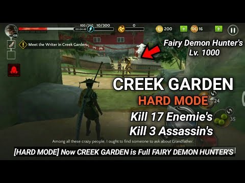 [HARD MODE] - How to complete “CREEK GARDEN" in “NINJA RYUKO" Full Gameplay video || Part - 1